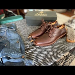Alden, Plain-Toe Blucher/Derby, Brown Chromexcel